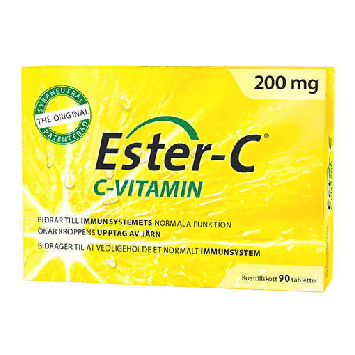 Billede af Ester C vitamin 200 mg 90 tab