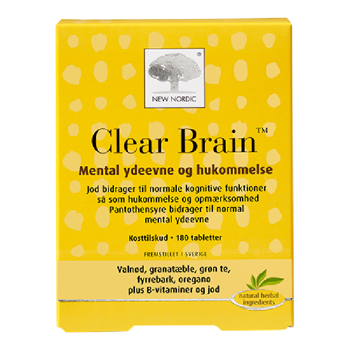 Clear Brain 180 tab