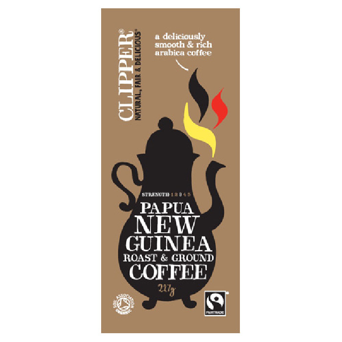 Kaffe Papua New Guinea Ø malet Clipper 227 g