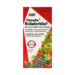 Floradix Kräuterblut  Urte-jern mikstur Salus 500 ml